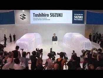 Suzuki スズキ : パリモーターショー 2014　ポイを使用したオープニングアクト

