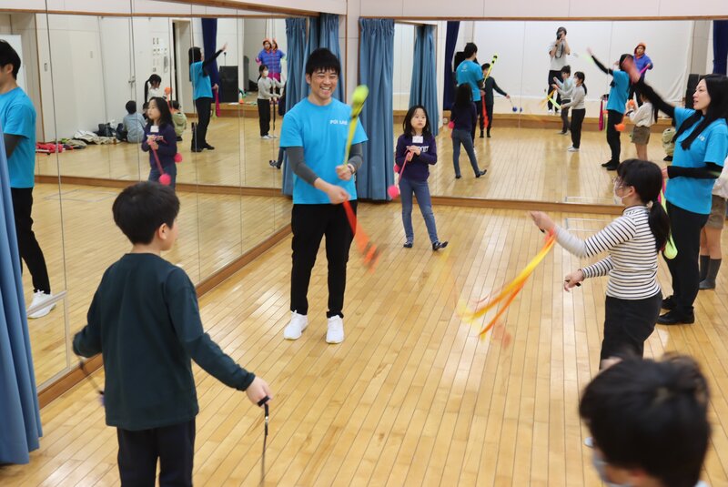 代官山 ティーンズ クリエィティブ「アートスクール」　ポイに挑戦