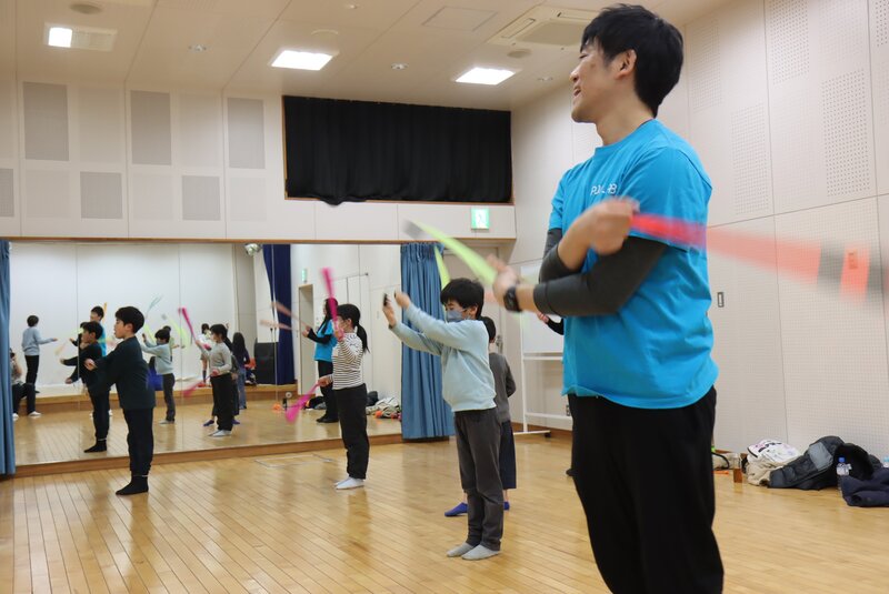 代官山 ティーンズ クリエィティブ「アートスクール」　ポイに挑戦